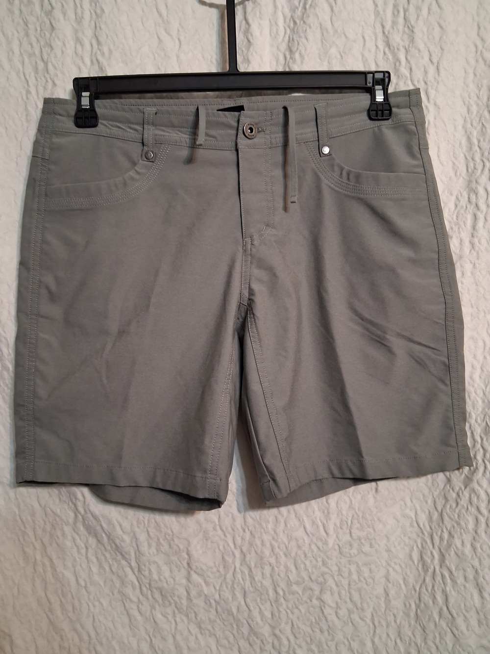 Women's Kuhl Flat-Front Gray Performance Shorts